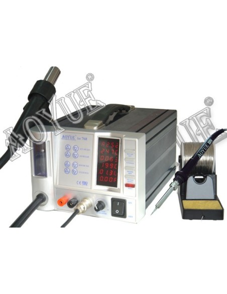 ESTACION DE SOLDADURA CON FUENTE 4 EN 1 AOYUE 768