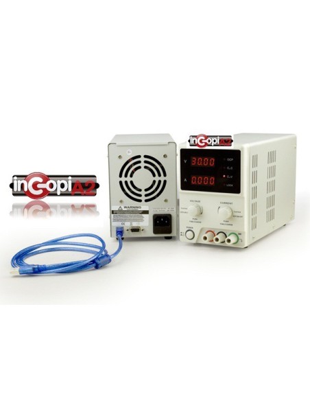 FUENTE DIGITAL REGULABLE USB RS232 (30V-5A)