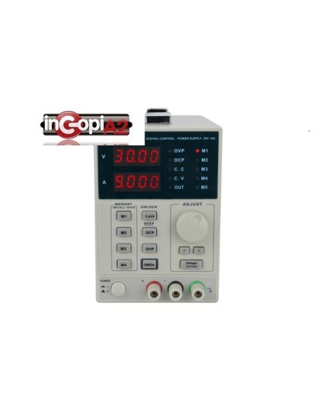 FUENTE DIGITAL REGULABLE (30V-10A) PROGRAMABLE