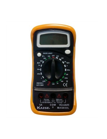 MULTIMETRO DIGITAL MAS830L