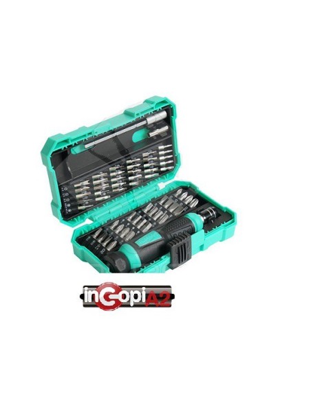 KIT DESTORNILLADOR PROFESIONAL 54 PUNTAS PRECISON