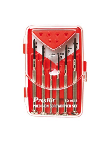KIT 6 DESTORNILLADORES PRECISION ALTA CALIDAD