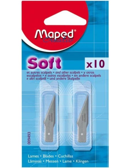 RECAMBIO 10 cuchillas BISTURI PRECISION SOFT