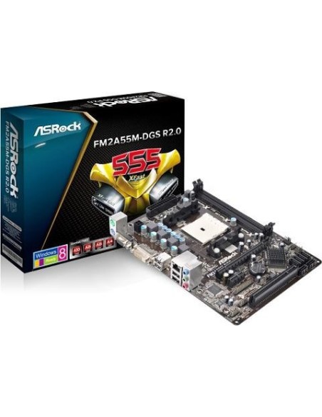 PLACA BASE ASROCK FM2A55M-DGS R2.0 mATX FM2 DDR3 5.1HD