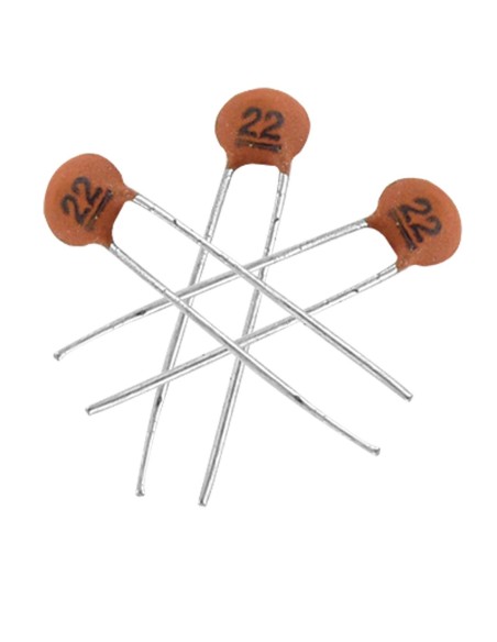 Pack de 10 Uds. CONDENSADOR CERAMICO 50V 22pf