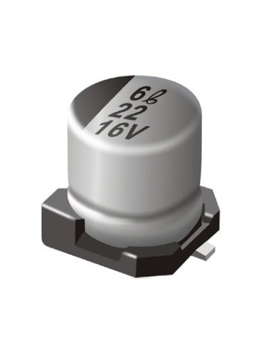 Pack de 5 Uds. CONDENSADOR ELECTROLITICO SMD 16v 220uf