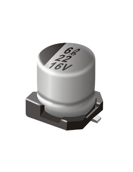 Pack de 5 Uds. CONDENSADOR ELECTROLITICO SMD 16v 220uf