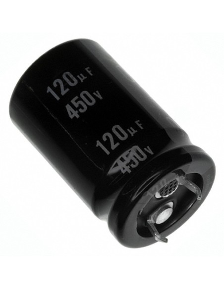 CONDENSADOR ELECTROLITICO 120UF 450V