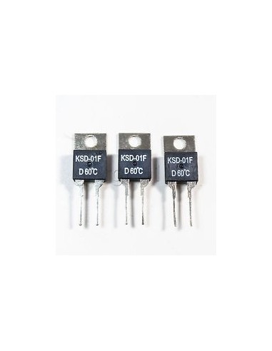 Pack de 2 Uds. TERMISTOR KSD-01F D60