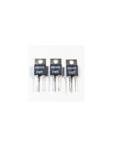 Pack de 2 Uds. TERMISTOR KSD-01F D60