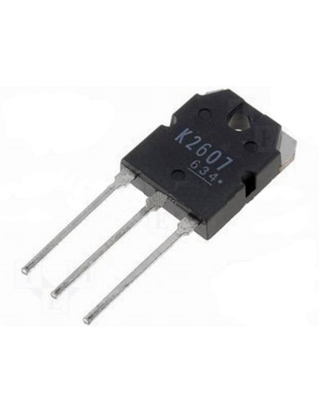 Pack de 2 Uds.MOSFET K2607 CANAL-N 800V 9A