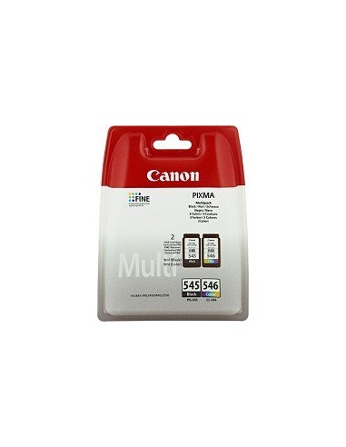 MULTIPACK CANON TINTA COLOR Y NEGRO (545, 546) ORIGINAL