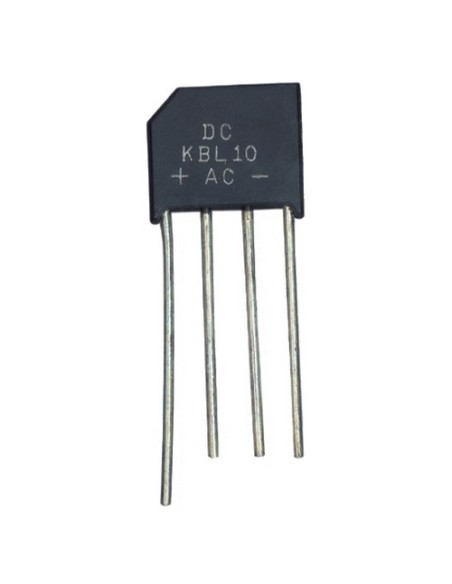 Pack de 3 Uds. PUENTE RECTIFICADOR KBL10 1000V 4A       (Pin