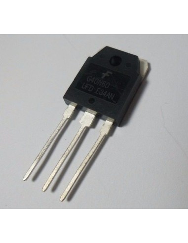 TRANSISTOR CANAL-N 600V 40A 160W  (G40N60)