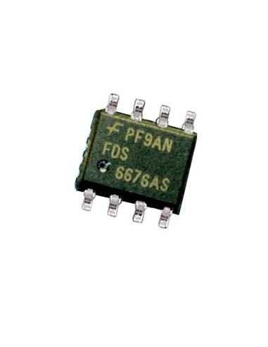 Pack de 2 Uds.MOSFET FDS 6676 SMD 30V CANAL N