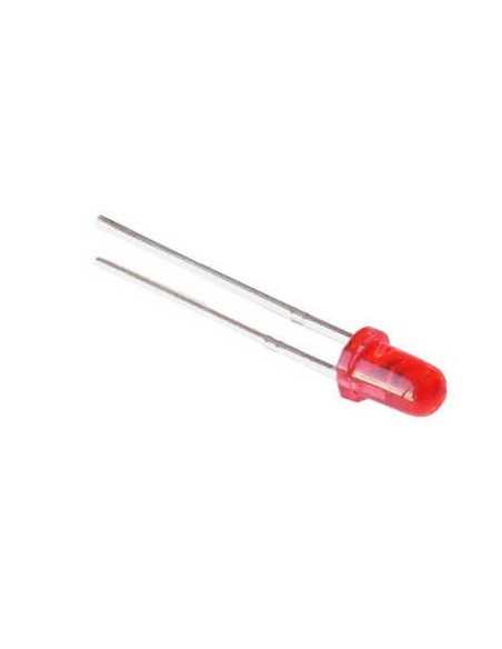 Pack de 25 Uds. DIODO LED DE COLOR ROJO 50V 181PF