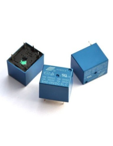 Pack de 3 Uds. RELE 5 PATAS 24V 10A 250V