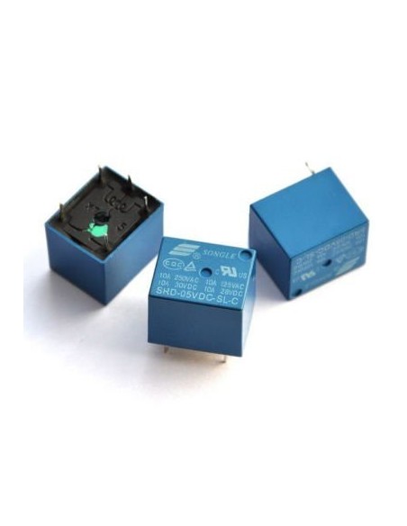 Pack de 3 Uds. RELE 5 PATAS 24V 10A 250V