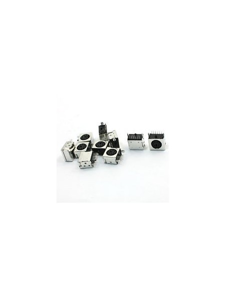 Pack de 2 Unds.CONECTOR PCB PS2 (negro)