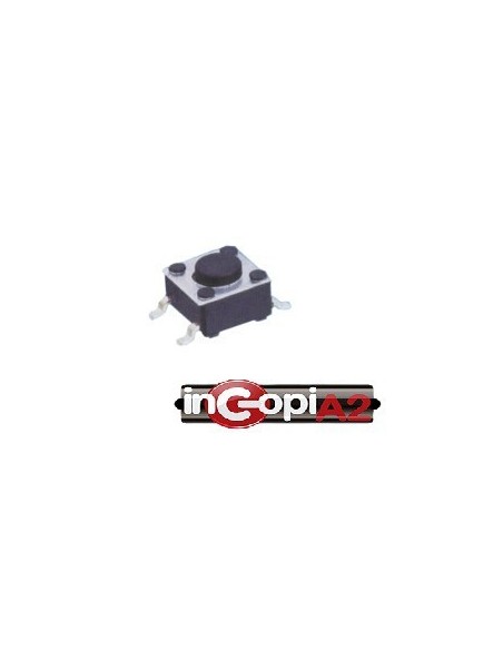 Pack de 4 Unds. PULSADOR SMD MICRO SWITCH 4 PATAS (6X6X4.3mm