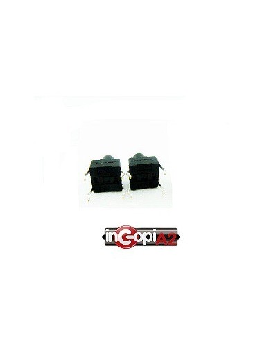 PACK DE 4 Unds. PULSADOR SMD MICRO IMPERMEABLE 4 PATAS (6X6X