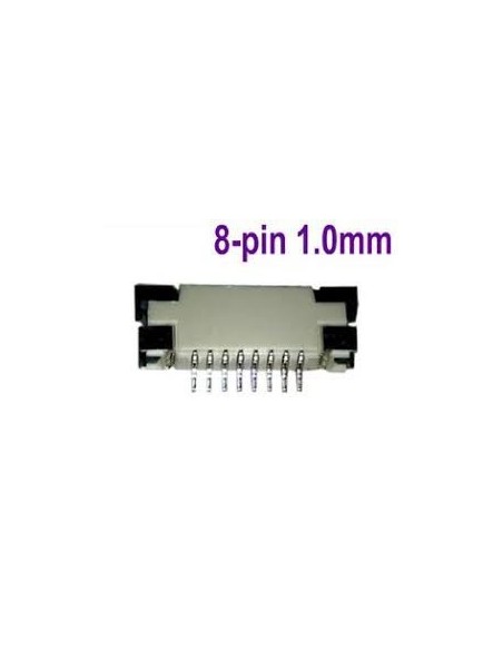 Pack de 5 Uds.CONECTOR SMD FLAT FFC FPC 8 PINES 1mm.