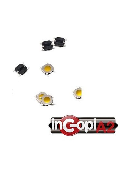 Pack de 6 Unds. PULSADOR SMD TACT SWITCH MEMBRANE 4 PATAS (4