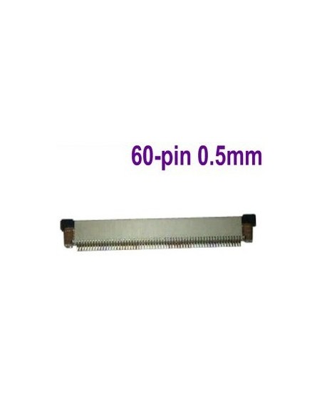 Pack de 5 Uds.CONECTOR SMD FLAT FFC FPC 60 PINES 0.5mm