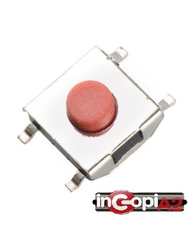 Pack de 5 Unds.PULSADOR SMD TACT PUSH BUTTON MICRO 4 PATAS (