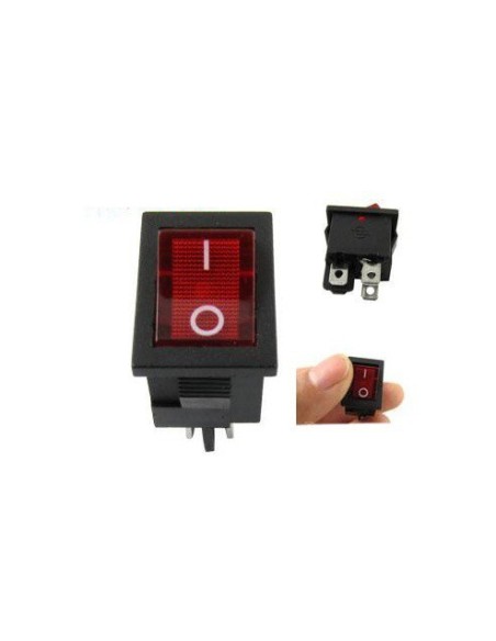Pack de 2 Unds. INTERRUPTOR BASCULANTE EMPOTRABLE (Con luz)