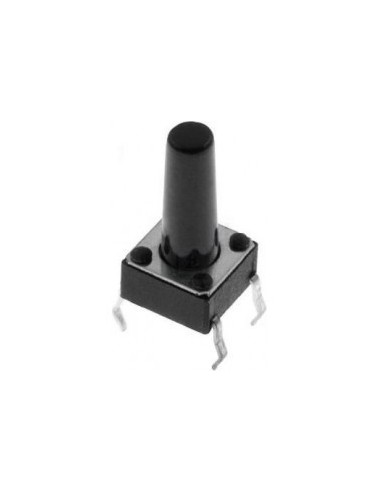 Pack de 25 Uds. PULSADOR LARGO 4 PATAS ON OFF (6x6x13mm)
