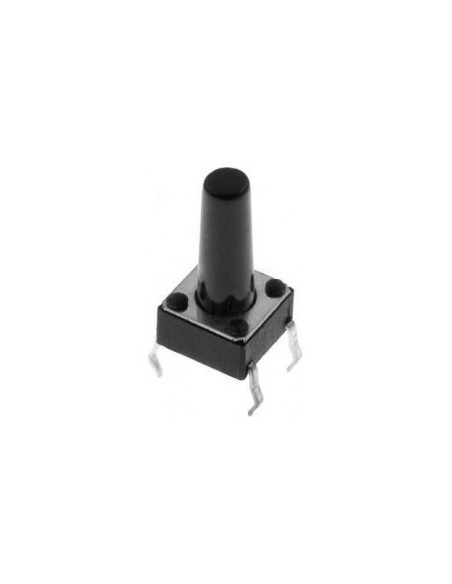 Pack de 25 Uds. PULSADOR LARGO 4 PATAS ON OFF (6x6x13mm)