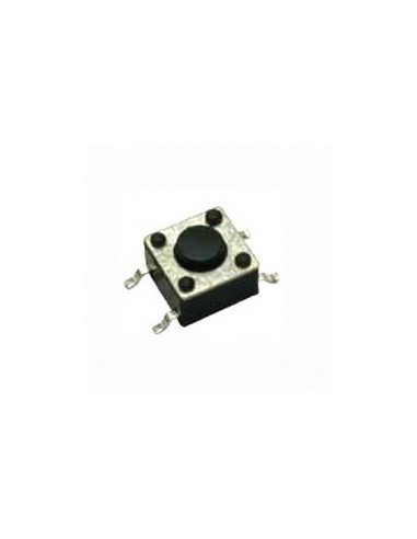 Pack de 25 Uds. PULSADOR 4 PATAS ON OFF SMD (6x6x4.3mm)