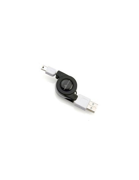CABLE RETRACTIL DE USB A MINI USB M-M (5 Pines)