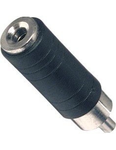 ADAPTADOR RCA A JACK MONO 3.5mm Macho - Hembra