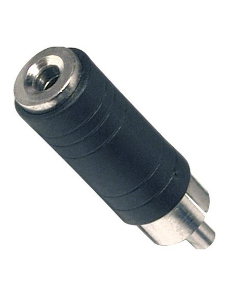 ADAPTADOR RCA A JACK MONO 3.5mm Macho - Hembra