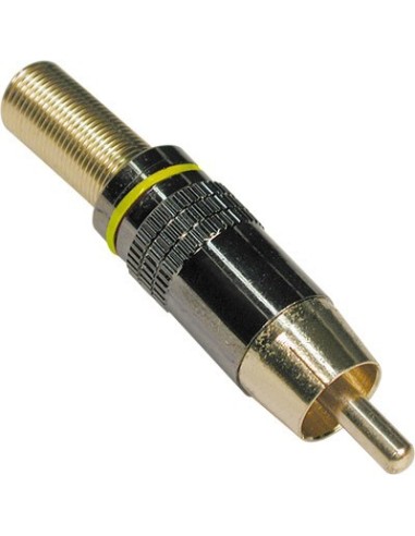 CONECTOR RCA DORADO (Macho)