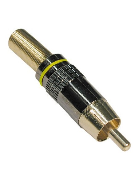 CONECTOR RCA DORADO (Macho)