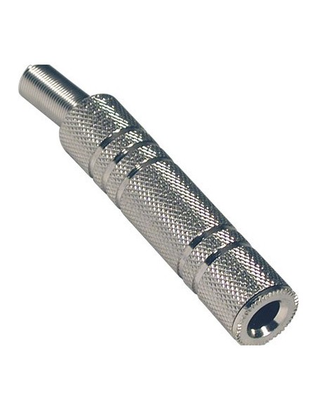 JACK MONO 6.3mm CON CAPUCHON METALICO (Hembra)