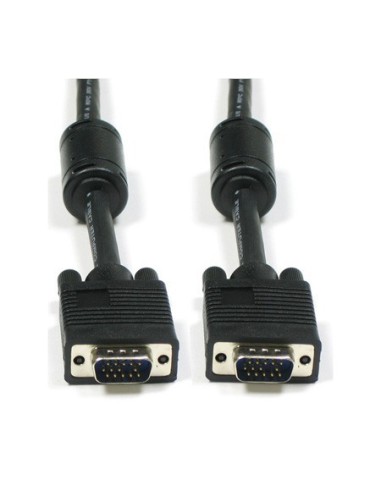 CABLE VGA con FERRITA 15 Pines Macho - Macho (Monitor) 1.8m