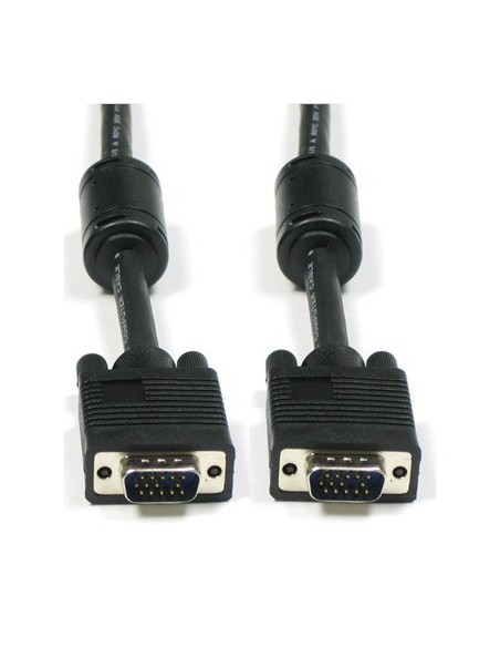 CABLE VGA con FERRITA 15 Pines Macho - Macho (Monitor) 1.8m