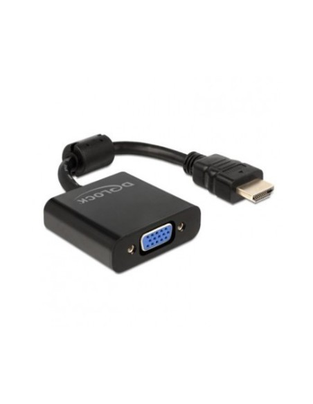 ADAPTADOR HDMI A VGA  (HDMI MACHO A VGA HEMBRA)