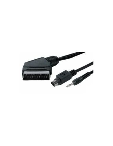 CABLE EUROCONECTOR (M) A SUPER VHS (M) + JACK 3.5 (M)
