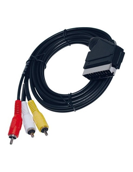 EUROCONECTOR SCART SALIDA 3 RCA (1.5m)
