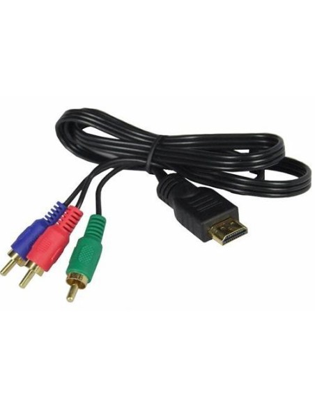 CABLE HDMI COMPONENTE A 3RCA (1m)