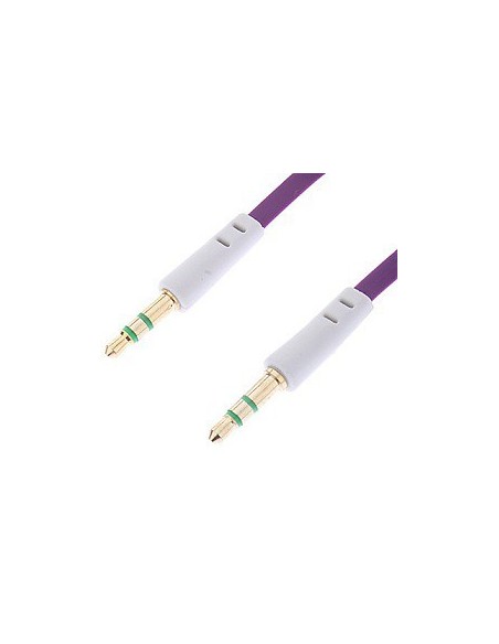 CABLE JACK 3.5mm 1M PLANO (Violeta)