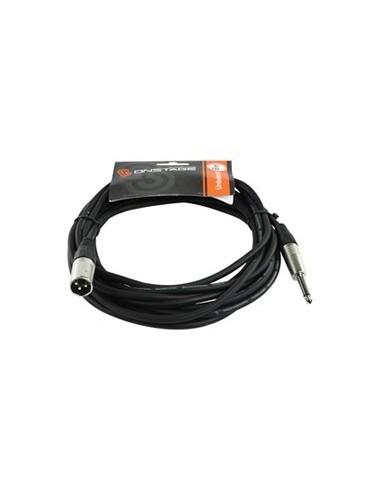 CABLE JACK MONO 6.3mm A CANON 3 Pines 2 metros