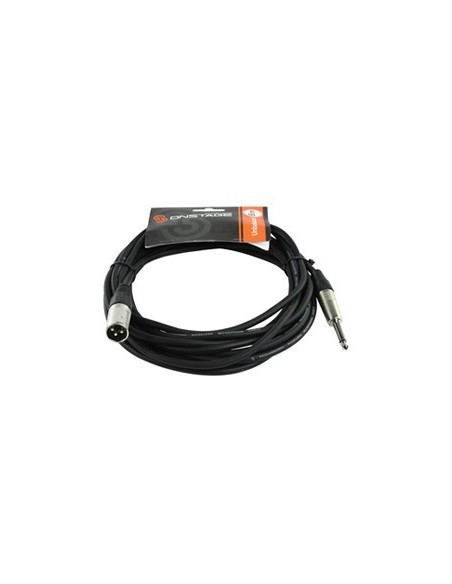CABLE JACK MONO 6.3mm A CANON 3 Pines 2 metros