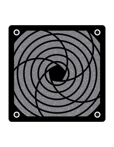 REJILLA VENTILADOR 120 X 120 MM CON FILTRO