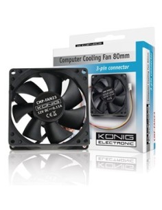 VENTILADOR 80 x 80 x 25mm (3 pines) 12V